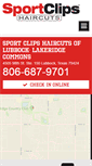 Mobile Screenshot of haircutmen98thstlubbocktx.com